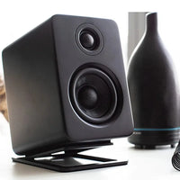 Speaker Support Base Carbon Steel For Tabletop Speaker Bottom Stand with Shock Absorption Enhanced Sound Quality Soundbox Rack