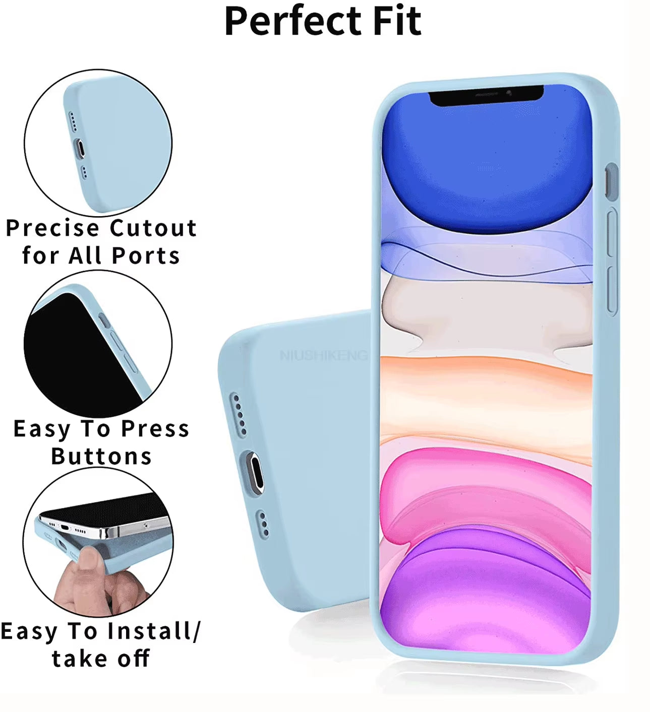 Silicone Case for Apple Iphone 