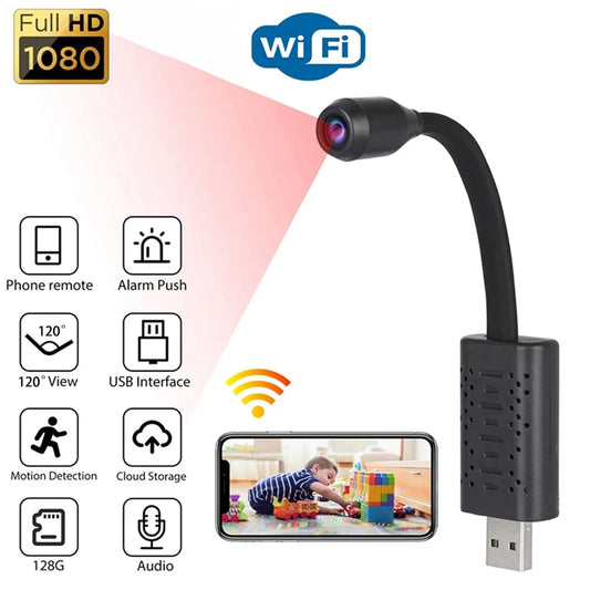 Mini Camera HD 1080P WiFi Camcorder Portable Wireless Module Video Recorder Support Remote View P2P Camera Small Body Cam