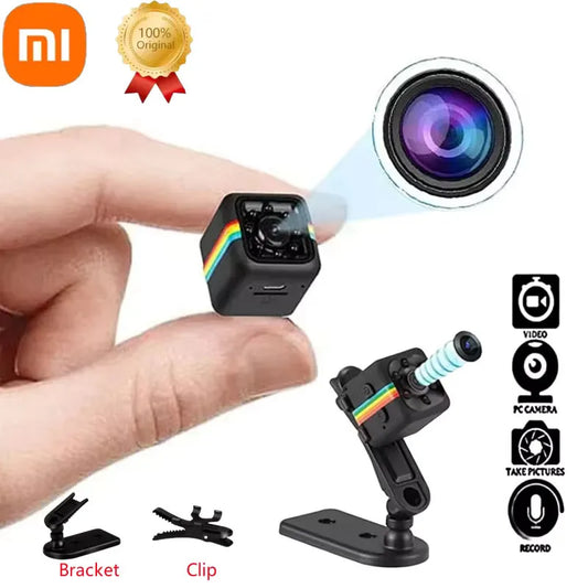 Xiaomi Mini Camera HD Portable Small Nanny Cam Video Voice Mini DV Recorder Indoor Covert Security Camera for Home and Office
