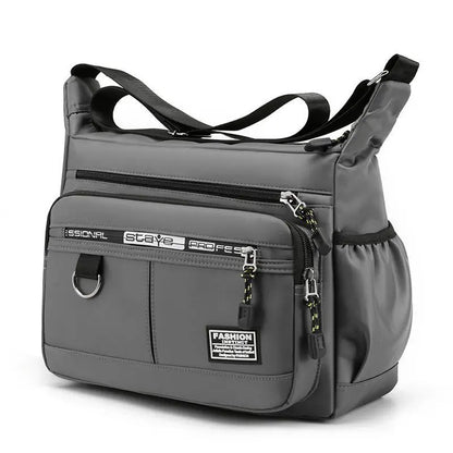 Rilibegan Men Crossbody Bag Single Shoulder Bags Big Capacity Storage Bag Fashion Multi-Pockets Business Crossbody Bags