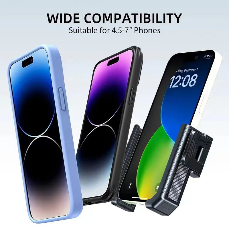 Bike Phone Holder Stand Bicycle Motorcycle Handlebar Mobile Phone Mount Clip GPS Support Shockproof Bracket For 4.5-7.0” Phones
