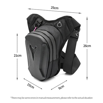 Motorcycle Drop Leg Bag For Men Women Ride Cycling Casual Waist Bag Fanny Pack Travel Hiking Climbing Outdoor Pocket Waterproof