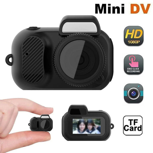 Mini Camera With Screen Mini DV Outdoor Sport HD 1080P Portable Vintage Very Small Camcorder Video Recorder Support 128G TF Card