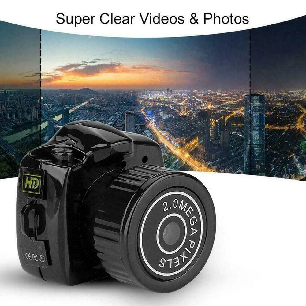 Mini Camera HD Audio Video Recorder Security Ultra Small Body Camera Portable Outdoor Sports DV DVR Y2000 Surveillance Camcorder