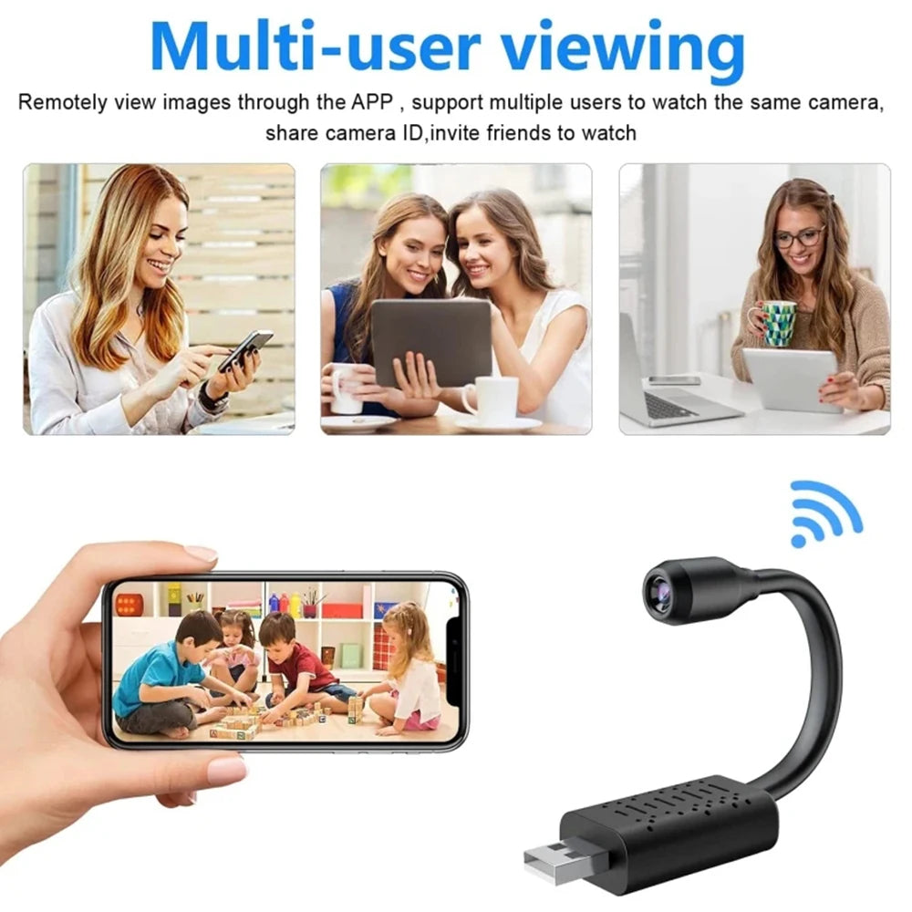 Mini Camera HD 1080P WiFi Camcorder Portable Wireless Module Video Recorder Support Remote View P2P Camera Small Body Cam