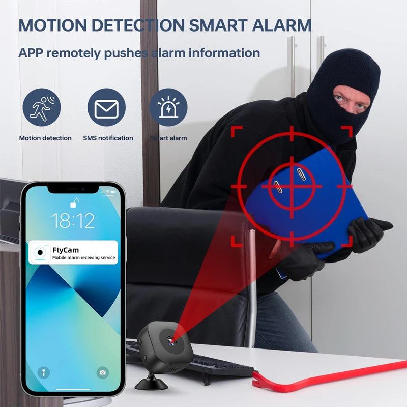 Xiaomi Mini HD 4K Camera WiFi Wireless Monitoring Security Protection Remote Monitor Camcorders Video Surveillance Smart Home