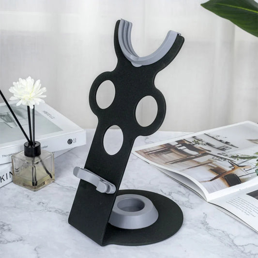 Hair Dryer Stand Holder Bathroom Accessories Organizer Portable Bracket Punch Free Organizer Hair Dryer Storage Space Aluminum