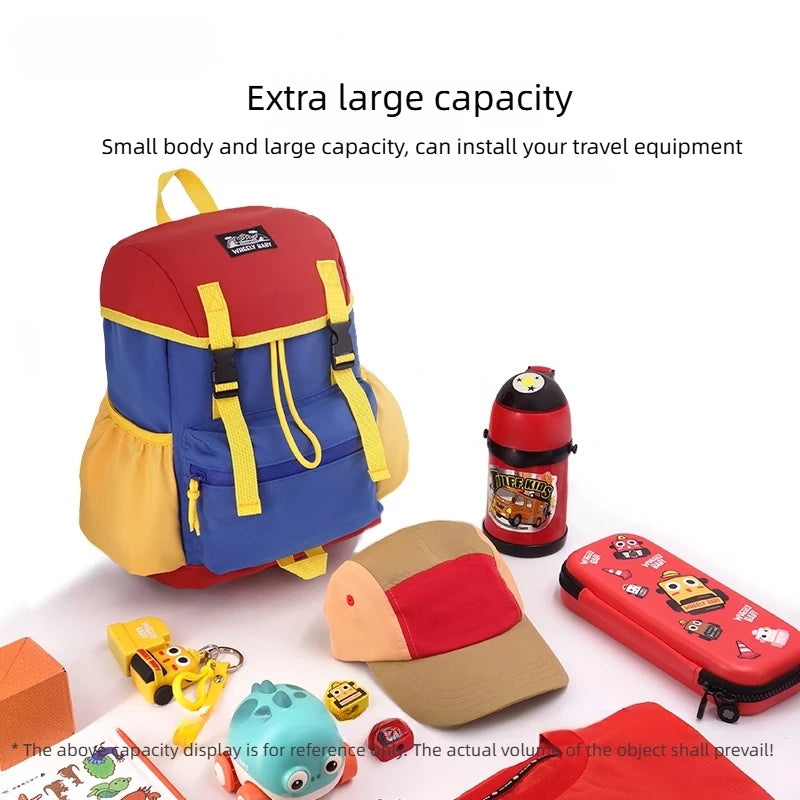 Children's schoolbags kindergarten elementary school students backpacks out for travel mountaineering bags boys and girls lightw