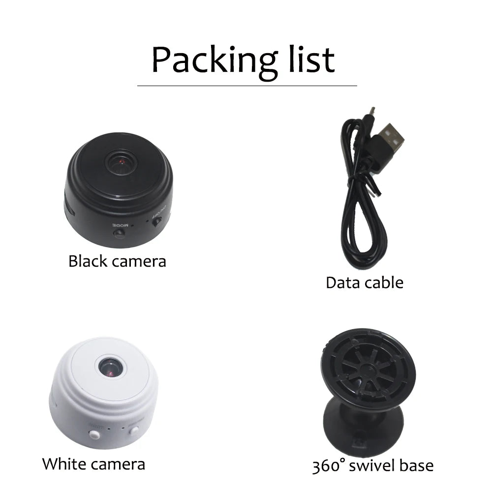 Mini A9 Camera WiFi Camera 1080P Full HD Night vision Micro IP Camera Remote Wireless Video Surveillance cameras Smart Home Cam
