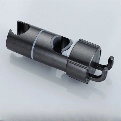 ABS Adjustable Shower Head Holder Shower Holder Clamp Showerhead Rail Slide Bracket Bathroom Accessories Rotation Hook Design